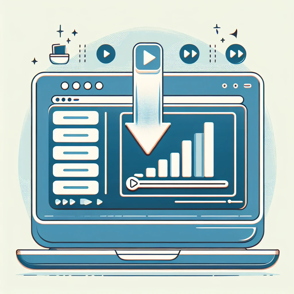 "User downloading YouTube videos using a computer interface, illustrating steps from the comprehensive guide on how to download videos from YouTube."